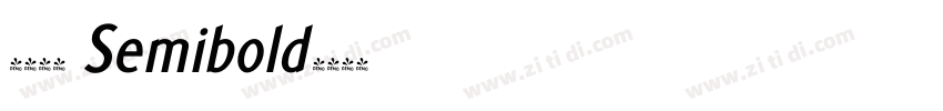 微软雅黑 Semibold字体转换